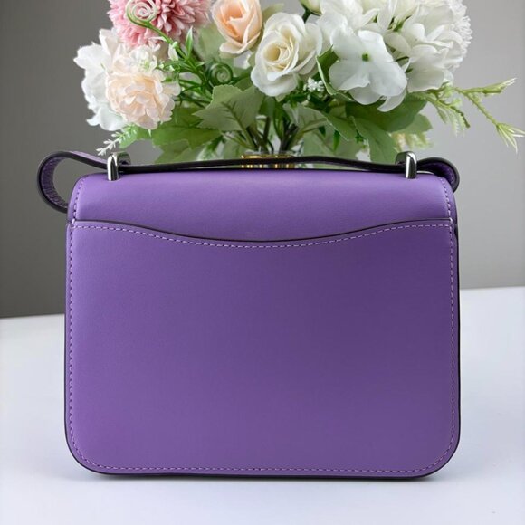Coach CL416 Morgan Square Crossbody Bag IN IRIS - Picture 10 of 10